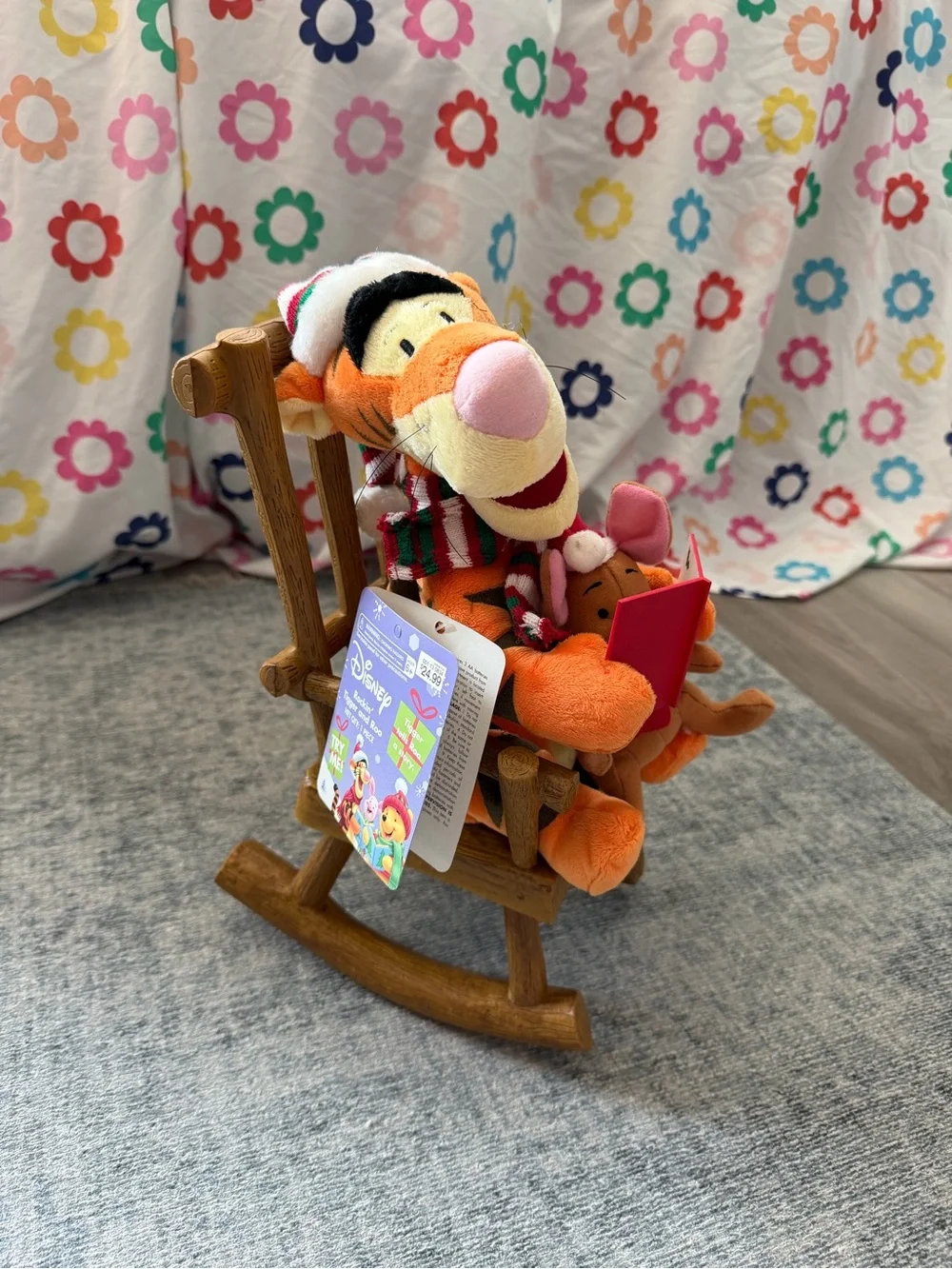 Rocking tigger and roo Christmas decor